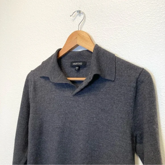 Murano Grey Wool Sweater - Picture 1 of 14